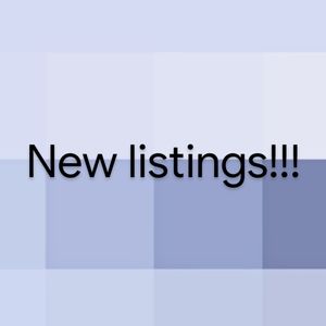 New listings available!!!
